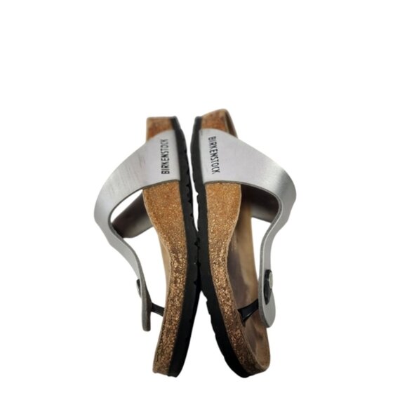 Birkenstock Silver Sandals Size 36 EU - Picture 4 of 6